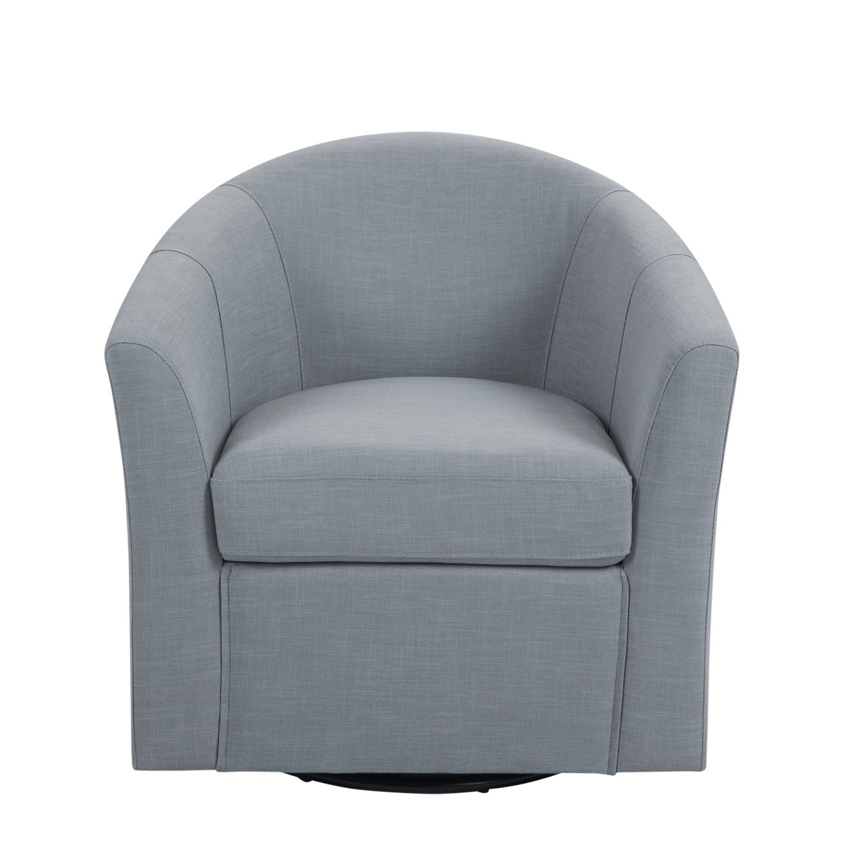 Aunna Upholstered Swivel Barrel Chair
